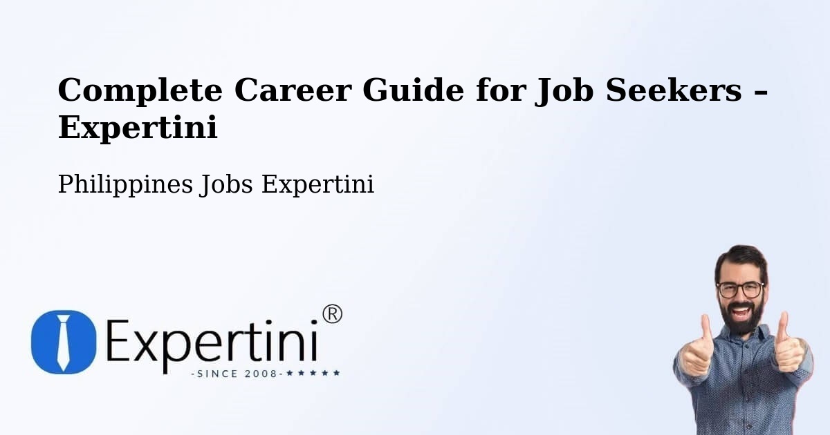 Career Guide for Job Seekers – Parañaque - Parañaque, Philippines Jobs Expertini