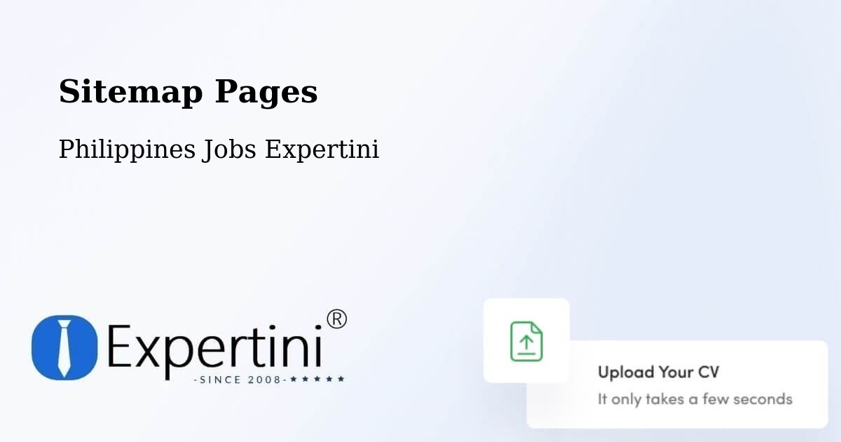 Sitemap Pages - Philippines Jobs Expertini