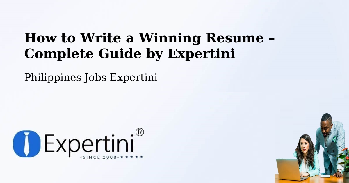Resume Writing Guide for Job Seekers – Parañaque - Parañaque, Philippines Jobs Expertini