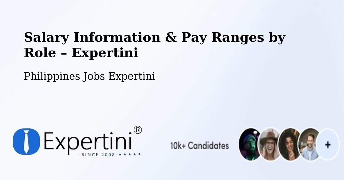 Salary Information & Pay Ranges – Parañaque - Parañaque, Philippines Jobs Expertini